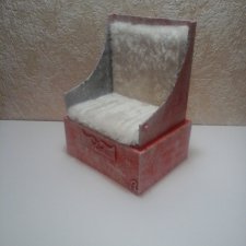 Мастер класс. Кресло из коробки