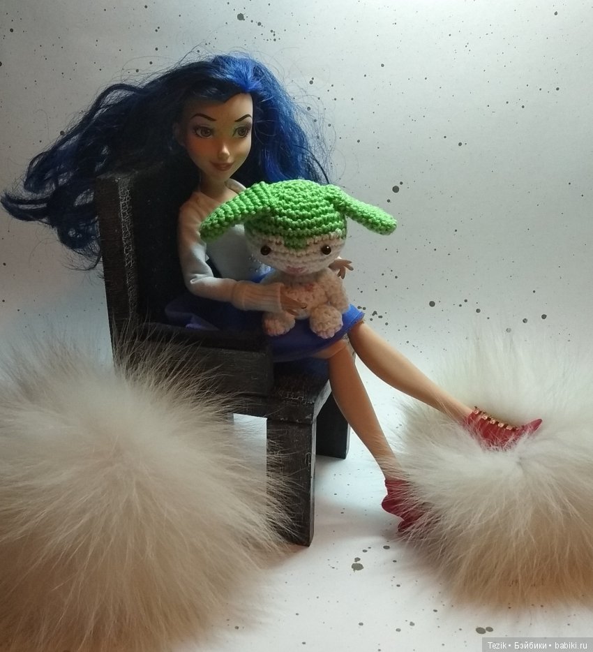 Зелёная собачка — Вязаные игрушки и амигуруми: крючком (фото 7)