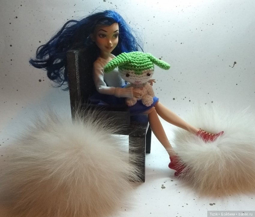 Зелёная собачка — Вязаные игрушки и амигуруми: крючком (фото 8)