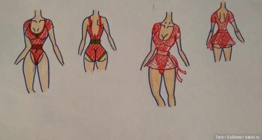 Мы в поисках купальника — Рисование и арт: скетчи (фото 2)