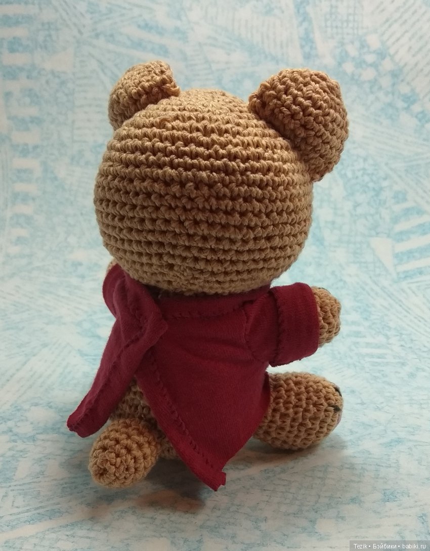Мишка и ещё одна собачка — Вязаные игрушки и амигуруми: крючком (фото 9)