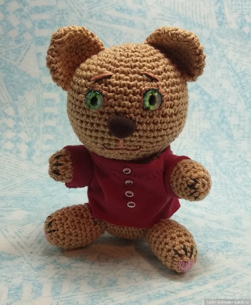 Мишка и ещё одна собачка — Вязаные игрушки и амигуруми: крючком (фото 8)