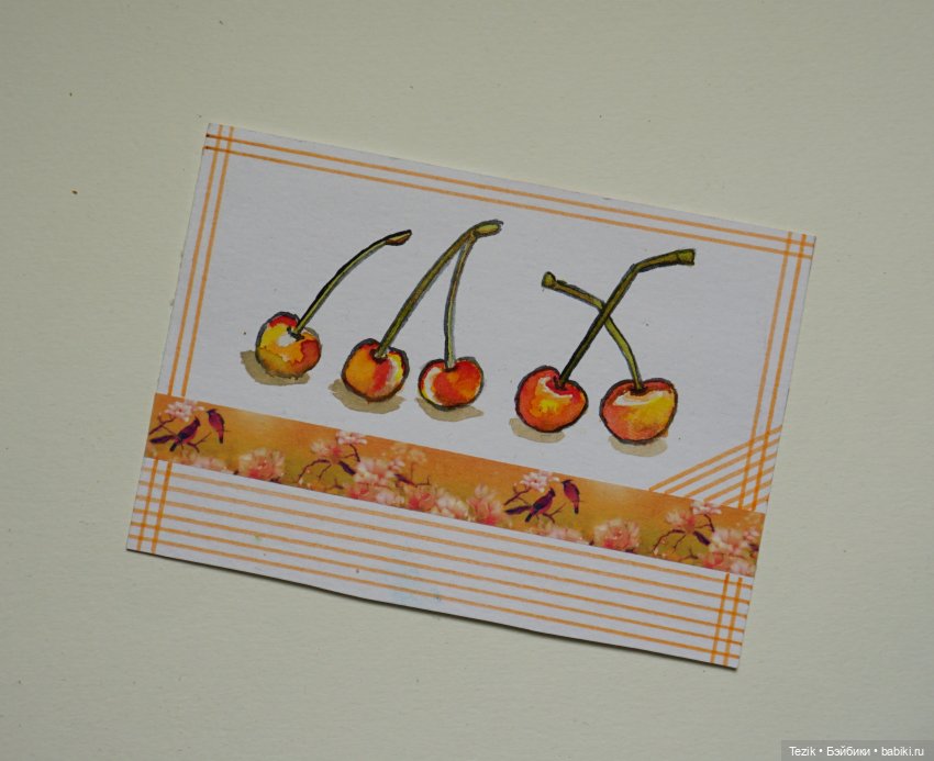 Открытки. Мои первые попытки в скрапбукинг