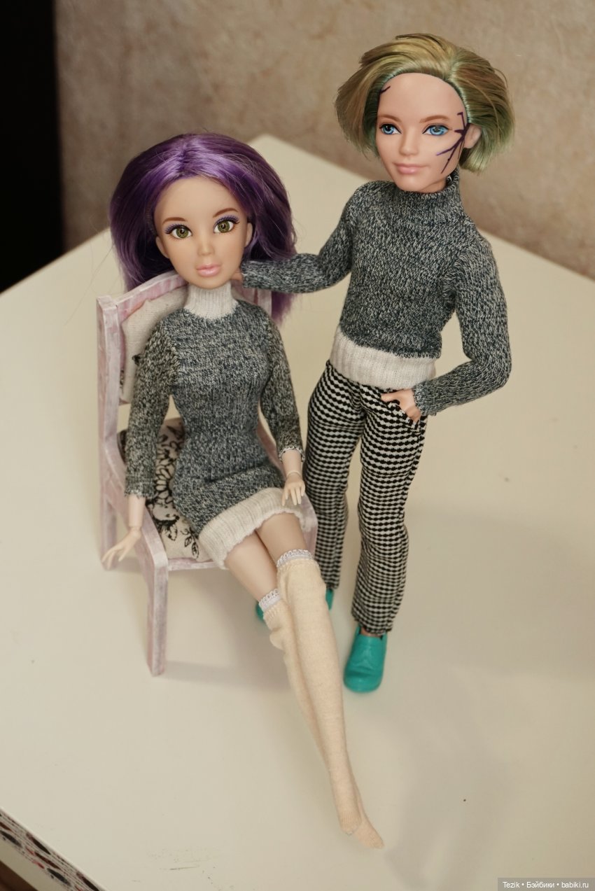 Моя мода из носков — Одежда и обувь для кукол своими руками: фото (фото 7)