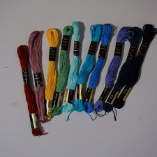 Мой простой способ хранить мулине