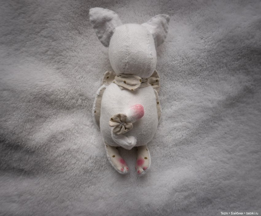 Белый котенок — Авторские куклы Тедди (фото 5)