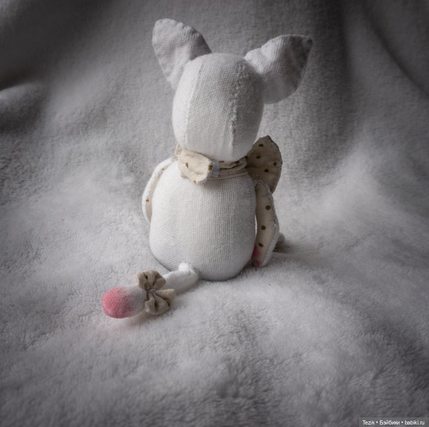 Белый котенок — Авторские куклы Тедди (фото 6)