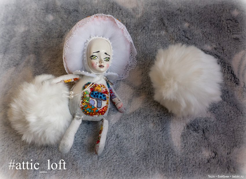 Грибочек Teddy Doll — Авторские мишки Тедди и друзья: фото (фото 6)