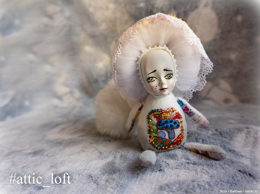 Грибочек Teddy Doll — Авторские мишки Тедди и друзья: фото (фото 3)
