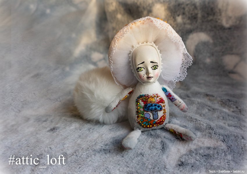 Грибочек Teddy Doll — Авторские мишки Тедди и друзья: фото (фото 4)