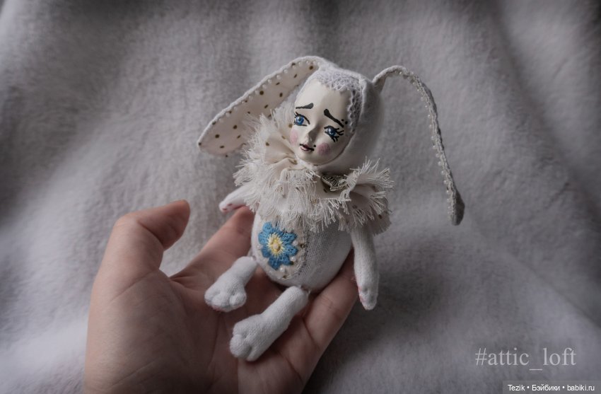 Terrakotta fox — Авторские шарнирные текстильные кук