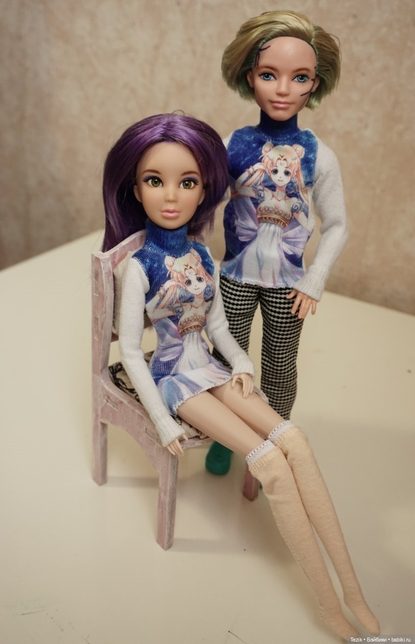 Terrakotta fox — Авторские шарнирные текстильные кук (фото 9)