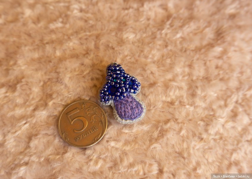 Маленькие брошки — Вышивка крестиком (фото 6)