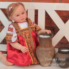 Станислава кукла реборн тоддлер Инны Ершовой, молд Lily Beth by Ann Timmerman