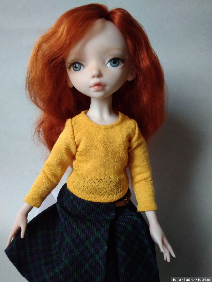 Вглядываясь в осень — Лепка авторских кукол: полимерная глина (фото 6)