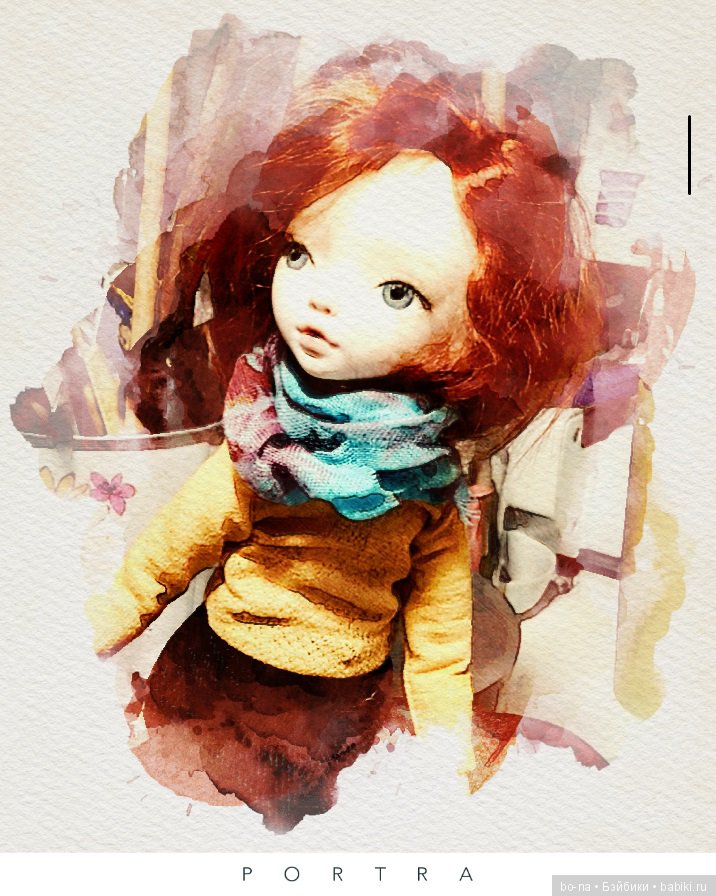 Вглядываясь в осень — Лепка авторских кукол: полимерная глина (фото 5)