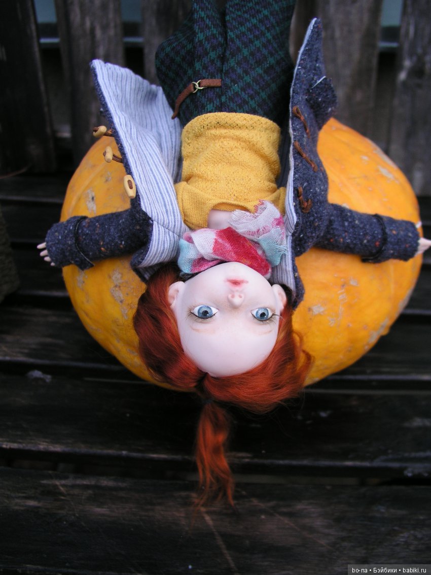 Вглядываясь в осень — Лепка авторских кукол: полимерная глина (фото 4)