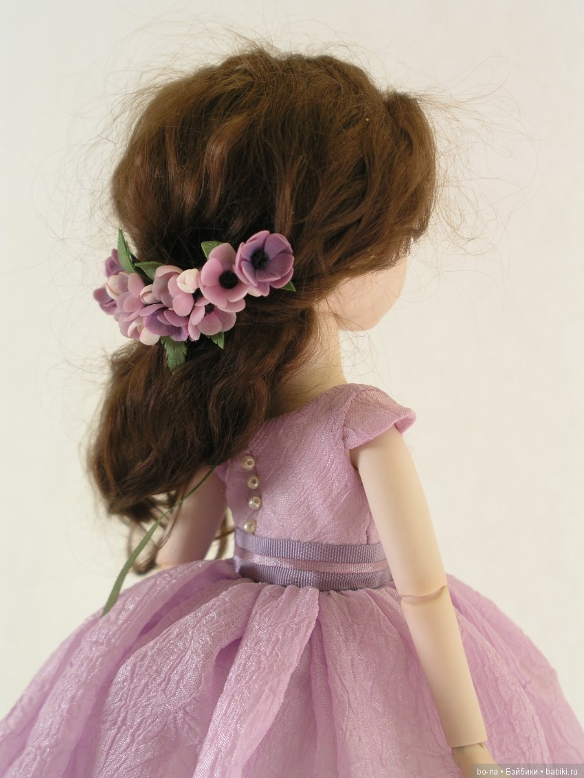 Весна, анемоны — Лепка авторских кукол: полимерная глина (фото 10)