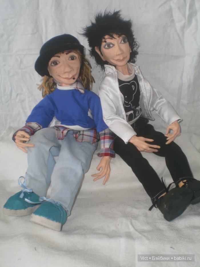 Первашки-близняшки, авторские куклы