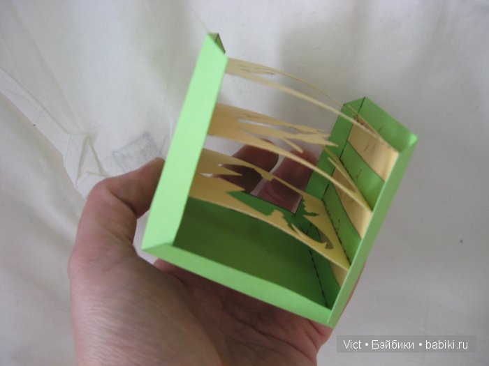 Валентинка с тоннелем внутри МК