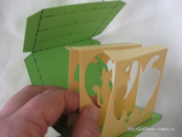 Валентинка с тоннелем внутри МК