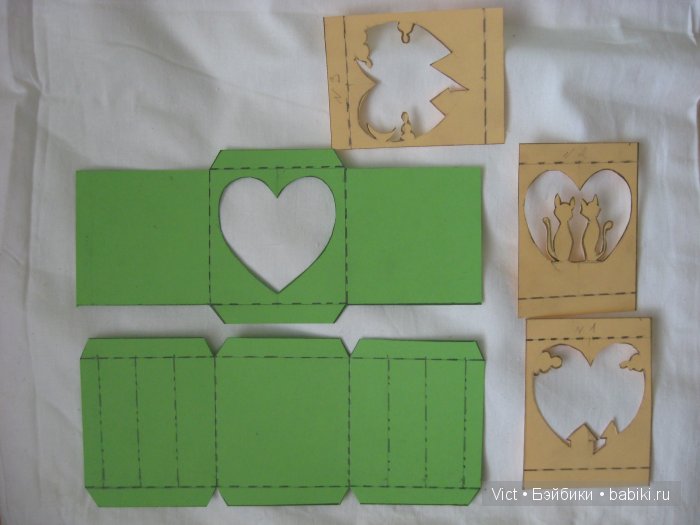 Валентинка с тоннелем внутри МК