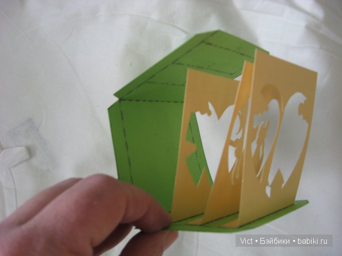 Валентинка с тоннелем внутри МК