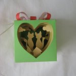 Валентинка с тоннелем внутри МК