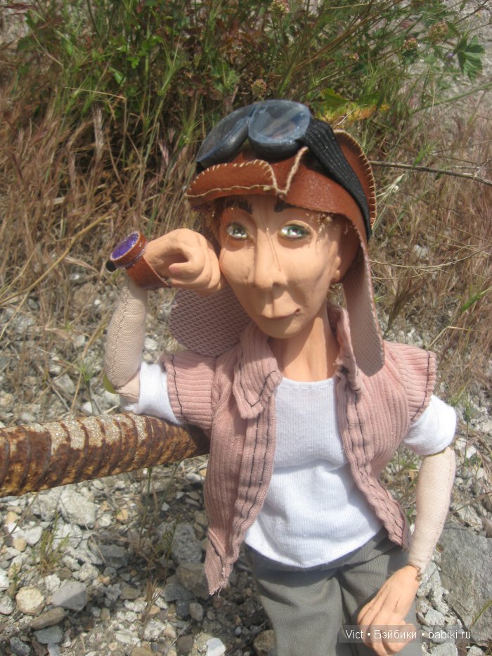 Пилот и небо. Авторские куклы (фото 3)