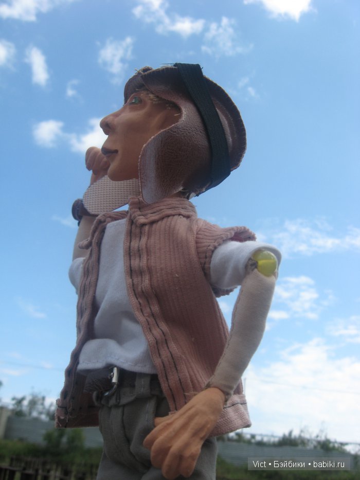 Пилот и небо. Авторские куклы (фото 2)