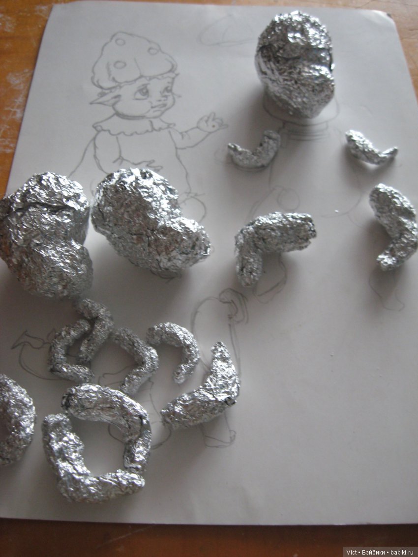 Ну хоть такие грибы — Лепка авторских игрушек и папье (фото 6)