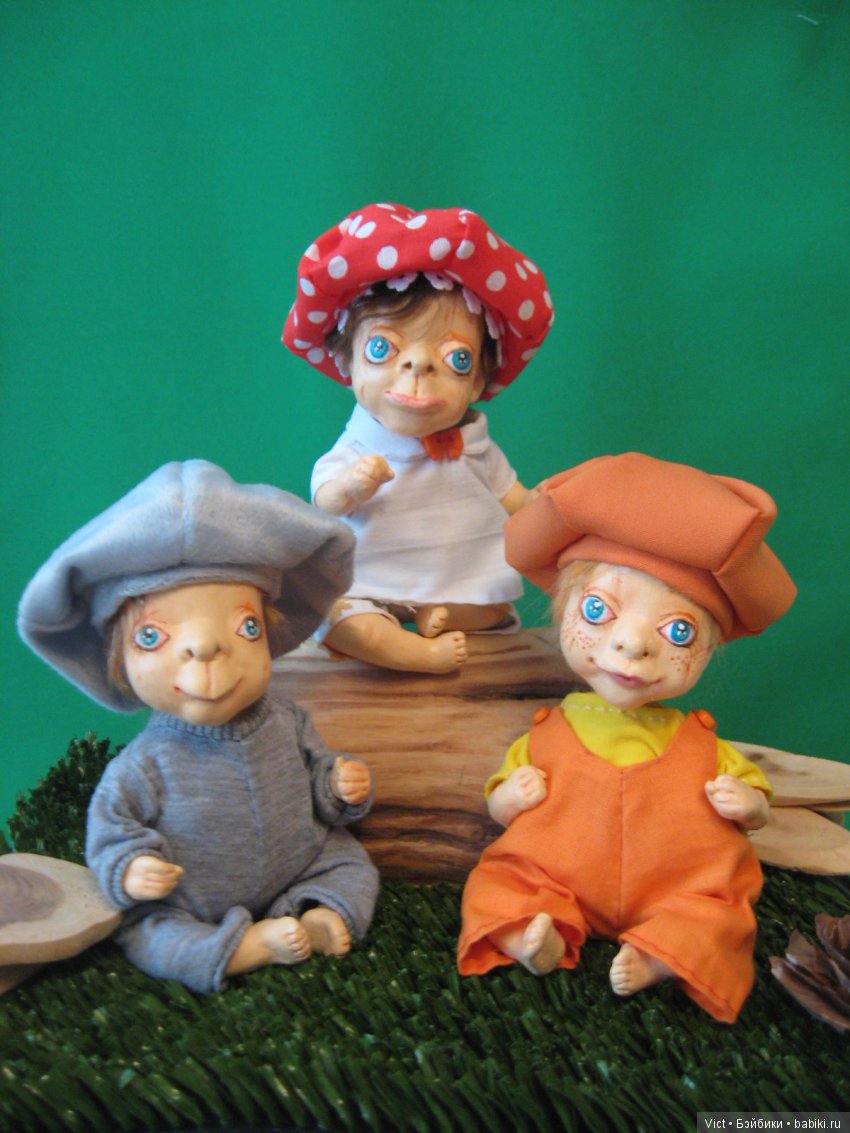 Ну хоть такие грибы — Лепка авторских игрушек и папье