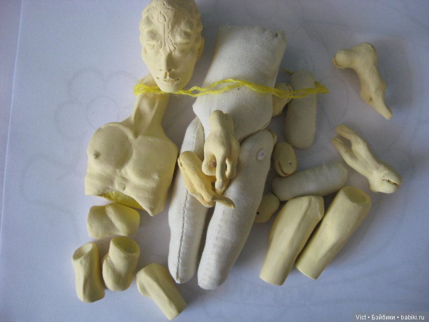 Странный — Лепка авторских кукол: полимерная глина (фото 6)