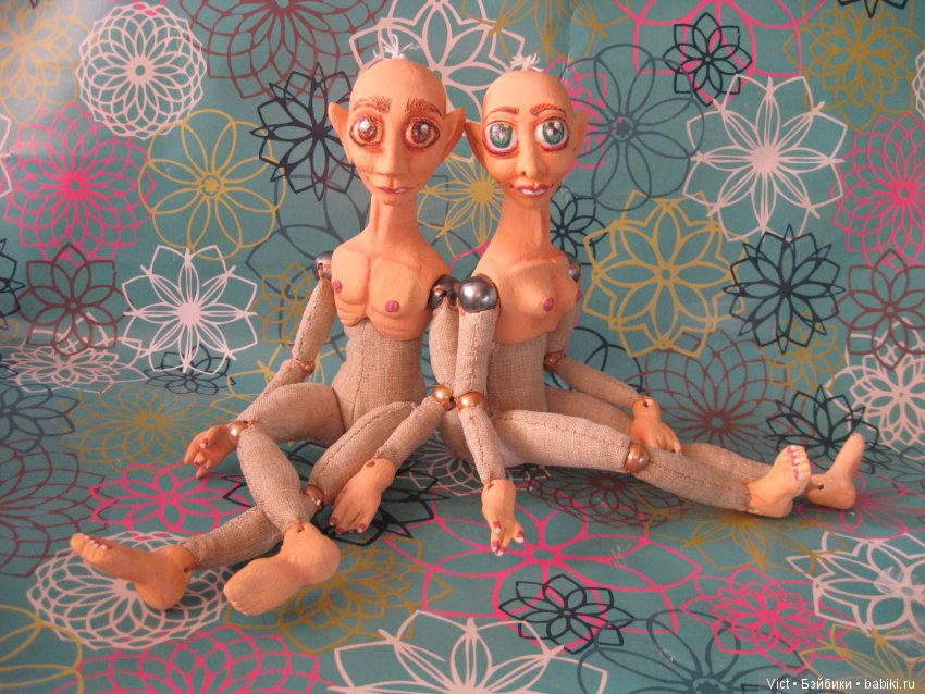 Пучеглазики — Лепка авторских кукол: полимерная глина