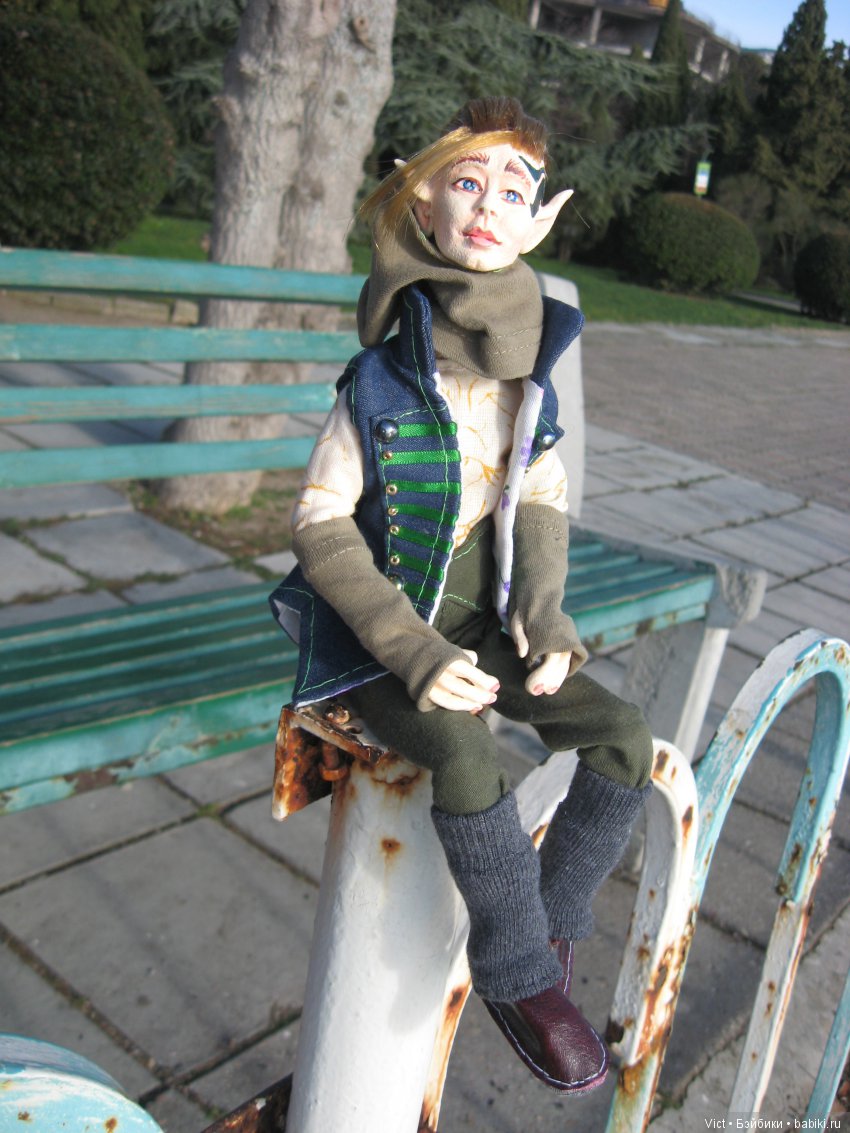 Оделся и выгулялся — Лепка авторских кукол: полимерная глина (фото 4)