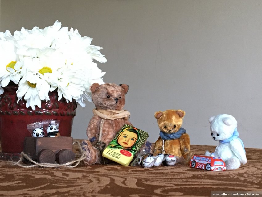 Три (медвежьих) грации — Домашние фото авторских игрушек: Тедди