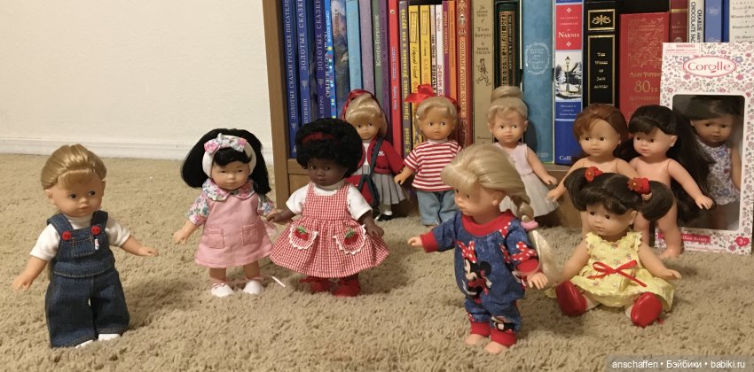 Mini Corolle: этнические куколки