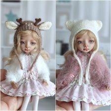 Шапочки для Жу или кукол окружностью головы 9 см