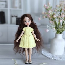 Платье и косынка для Алёнки и Жу