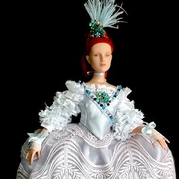 Наряд европейской принцессы XVIII века