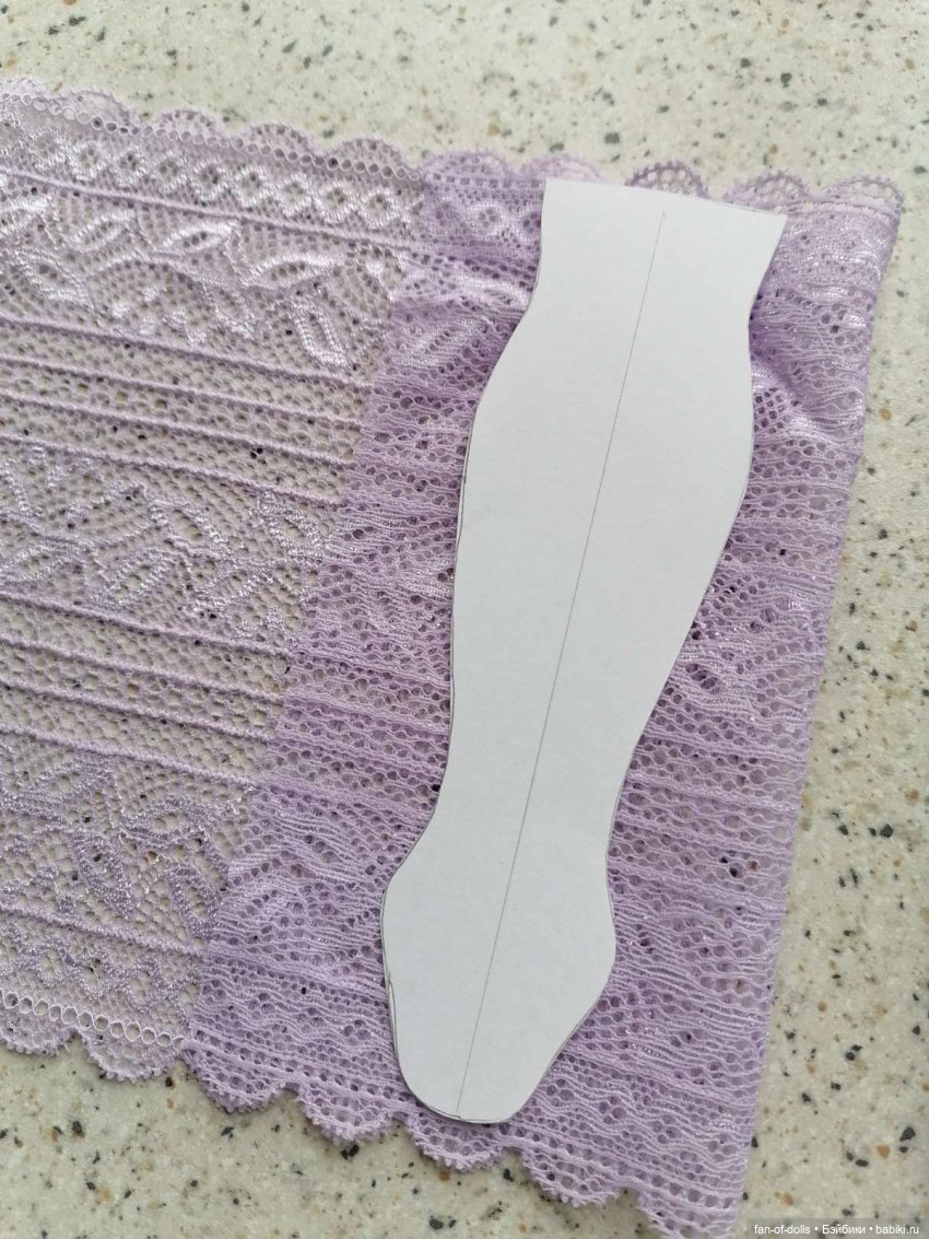 МК чулки для куклы — Одежда и обувь для кукол своими руками: фото (фото 5)