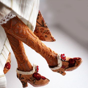 МК чулки для куклы