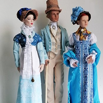 Пасторальные костюмы в стиле ампир для него и для нее