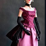 Вечерний наряд "Мовеин" для кукол Тоннер 40 см