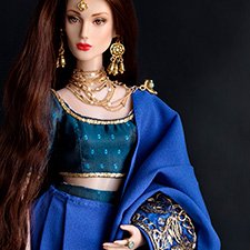 Индийский костюм для кукол Роберта Тоннера 40 см