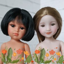 Ruby red и Оливия Llorens, сравнение кукол