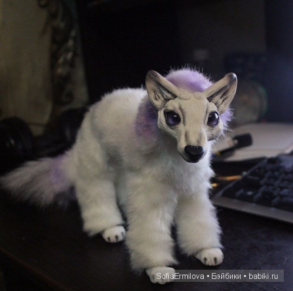 Фентези животные — Игрушки в смешанной технике (мех и глина): Арт (фото 10)