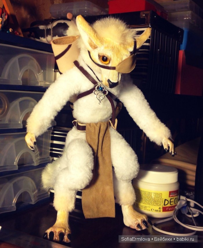 Фентези животные — Игрушки в смешанной технике (мех и глина): Арт (фото 5)