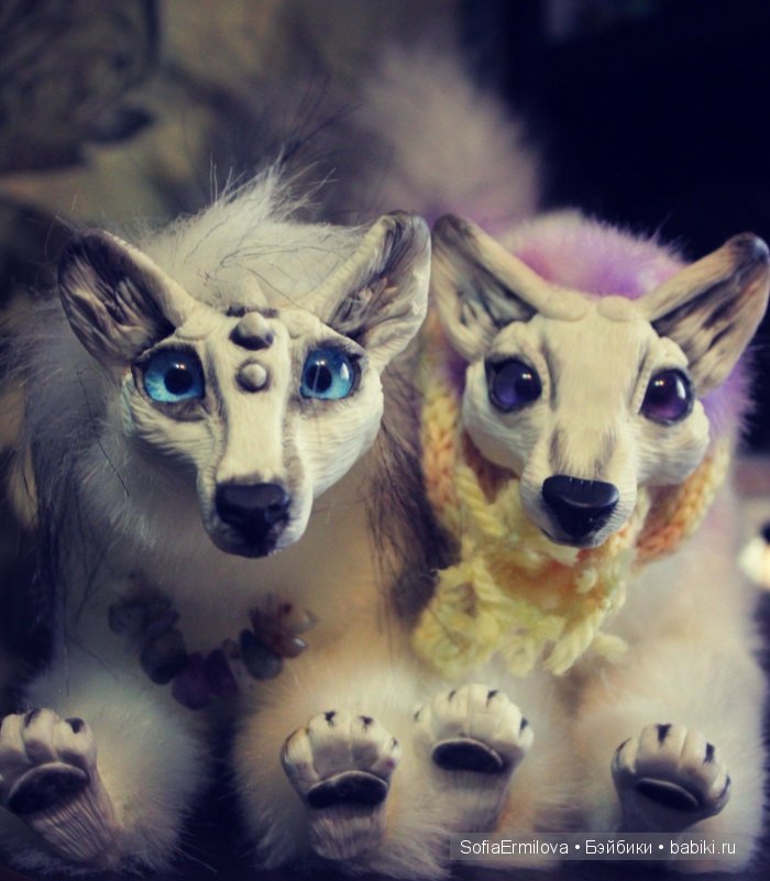 Фентези животные — Игрушки в смешанной технике (мех и глина): Арт (фото 7)