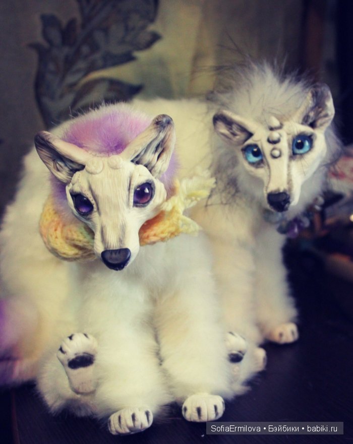 Фентези животные — Игрушки в смешанной технике (мех и глина): Арт (фото 9)